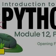Python Fall 2025 Module 12 1 Opening Files