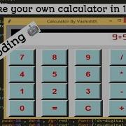 Calculator With Python Tkinter Project Project2