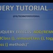 Part 16 Jquery Effects Add Remove CSS Class AddClass RemoveClass ToggleClass And HasClass