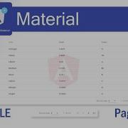 Angular Material Tutorial Data Table With Pagination Using Mat Table