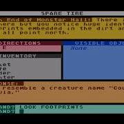 Atari 8 Bit Spare Tire Grand Underground Text Adventure