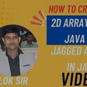 Introduction To 2D Array In Java Jagged Array Java Programming