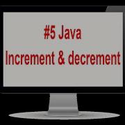 5 Java Increment Decrement Postfix Prefix