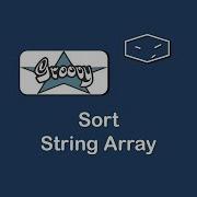 Sort String Array In Groovy
