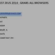 LATEST ZEUS 2014 REPORTS ALL BROWSER