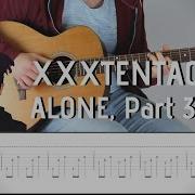 XXXTENTACION ALONE Part 3 Guitar Cover Tutorial FREE TAB