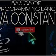 JAVA CONSTANTS