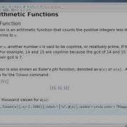 Number Theory In Maple