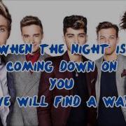 Through The Dark One Direction Empty Arena Version Lyrics