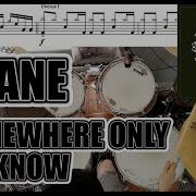 Keane Somewhere Only We Know Drum Cover With SHEET MUSIC