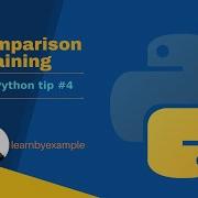 Python Tip 4 Comparison Chaining