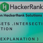 42 Hackerrank Sets Intersection Python HackerRank Solutions In Hindi
