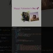 Valentine S Day Card Using HTML And CSS Shorts
