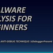 Malware Analysis For Beginners IsDebuggerPresent Cybersecurity Tutorial