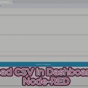 Как загрузить CSV в PostgreSQL в Node RED Dashboard 2 0