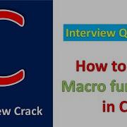 07 How To Use Macro Function In C