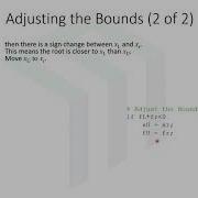 Lecture The Bisection Method