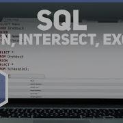SQL Union Intersect Except SQL 10