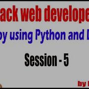 Full Stack Web Developement By Using Python And Django Session 5 01 04 2021 By Durga Sir