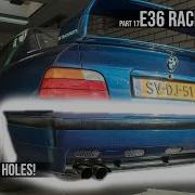 CUTTING SPEED HOLES In The Bumper FULL E36 RACECAR Build Series Part 17