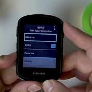 GARMIN EDGE 540 How To Customize Profile