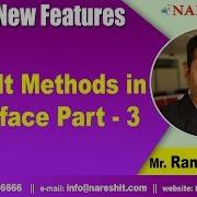 Java 8 Features Tutorials Default Methods In Interface Part 3 By Mr Rama Chandra