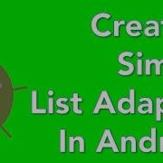 Java Android App Tutorial Lists 02 ArrayList Adapter