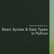 Crack Data Interviews Python Variables Explained Top 10 Python Interview Questions Answers