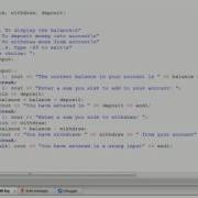 ATM Application C Program