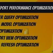 How To Optimize Power BI Report Performance 40 Point Checklist For Faster Reports Interview Que