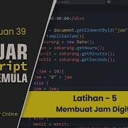 Cara Membuat Jam Digital Dengan JavaScript Untuk Pemula Dari Nol
