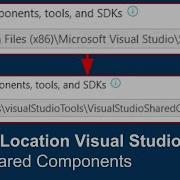 Unable To Change Location Of Visual Studio Shared Components Tools And SDKs Only On C Drive