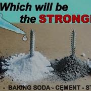 3 Experiment Comparing The Strength Baking Soda Cement Charcoal Styrofoam