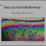 Two Source Interference Formula Double Slit Experiment