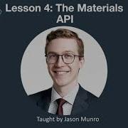 2021 MP Workshop The Materials API