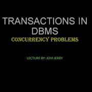 Concurrency Problems Transactions In DBMS Part 2