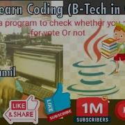 Write A Simple Java Program To Check Whether You Are Eligible For Vote Or Not