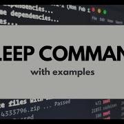 Sleep Command Linux Unix Tutorial
