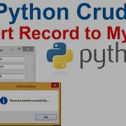 How To Insert Record Into Mysql Database Using Python GUI