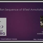 Execution Sequence Of Test Annotation TestNG Tutorial