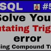 PL SQL Tutorial 55 2 Mutating Trigger Error Solution Way 2 Interview Questions