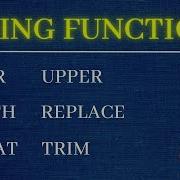 String Functions In SQL SQL Tutorial For Beginners In Hindi