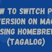 HOW TO SWITCH PHP VERSION ON MAC USING HOMEBREW TAGALOG