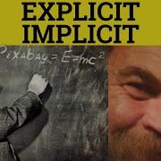 Explicit And Implicit Explicit And Implicit Meaning Explicit And Implicit Examples