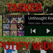 Bring Back The Spotify Widget With Tasker