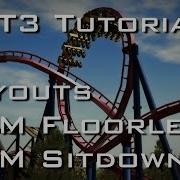 Учебное пособие по RCT3 Планировки Бесполочные сиденья B M Сидящие сиденья B M