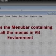 Learn Visual Basic 6 0 Create Menu Bar Using Visual Basic 6 0 Easy And Self Explainatory