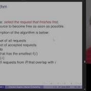 Interval Scheduling And Interval Partitioning By Greedy Algorithms