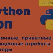 ООП 9 Публичные приватные защищенные атрибуты и методы Python Public Protected Private