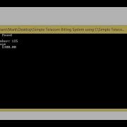 Simple Telecom Billing System Using C